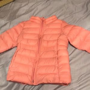 Baby gap pink puffer jacket